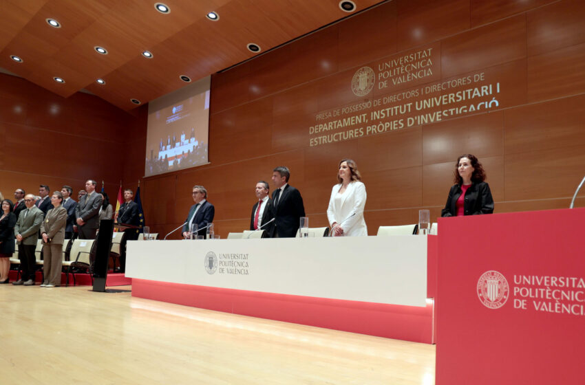 Catalá destaca la UPV com a “model d’excel·lència i orgull per a València” en la presa de possessió del rector José Esteban Capilla
