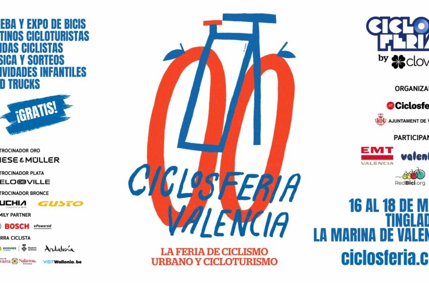 Ciclosferia torna a València amb una marxa ciclista que recorrerà els carrers de la ciutat que unixen l’Albereda amb la Marina