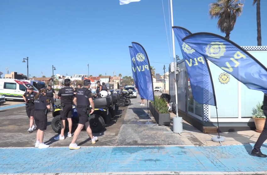  València presenta el nou dispositiu de vigilància de platges amb més seguretat i il·luminació