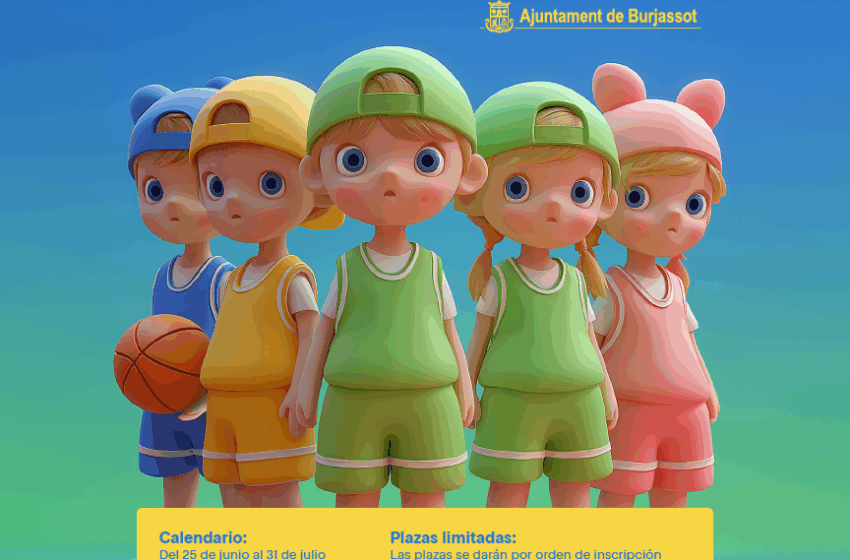  El dilluns 9 de juny comencen les matrícules de l’Estiu EDM a Burjassot, l’escola multiesportiva del municipi