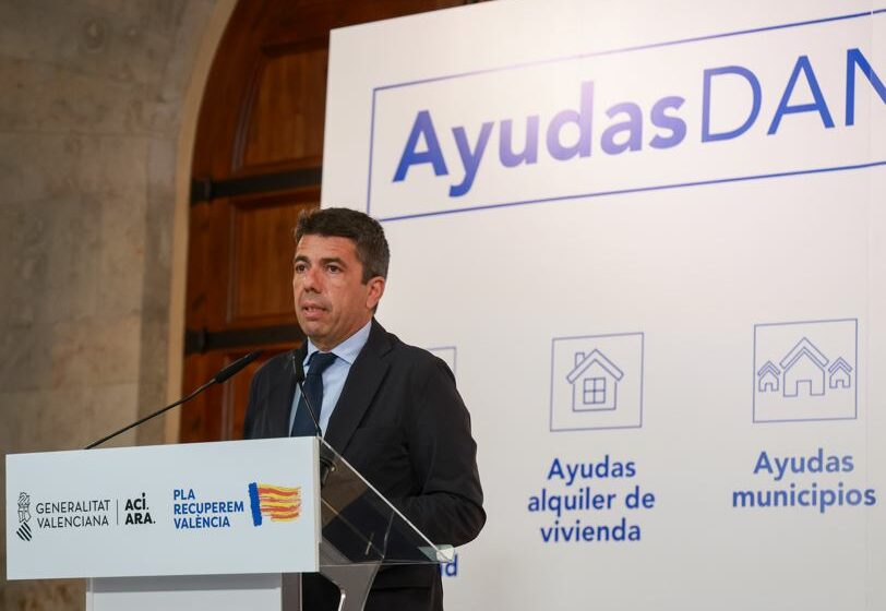 Mazón anuncia tres noves línies d’ajudes per valor de 48 milions d’euros per a vehicles, mancomunitats i turisme