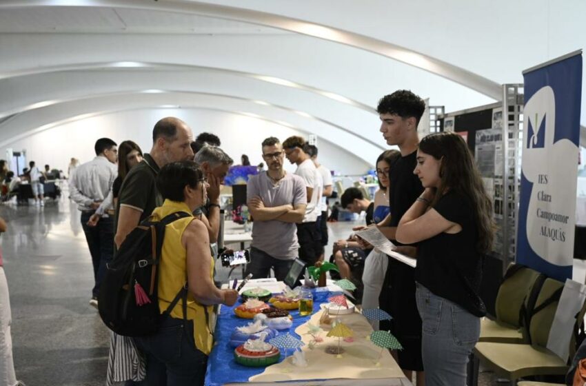 El Museu de les Ciències celebra la final del concurs escolar ‘Cristalización en la Escuela’