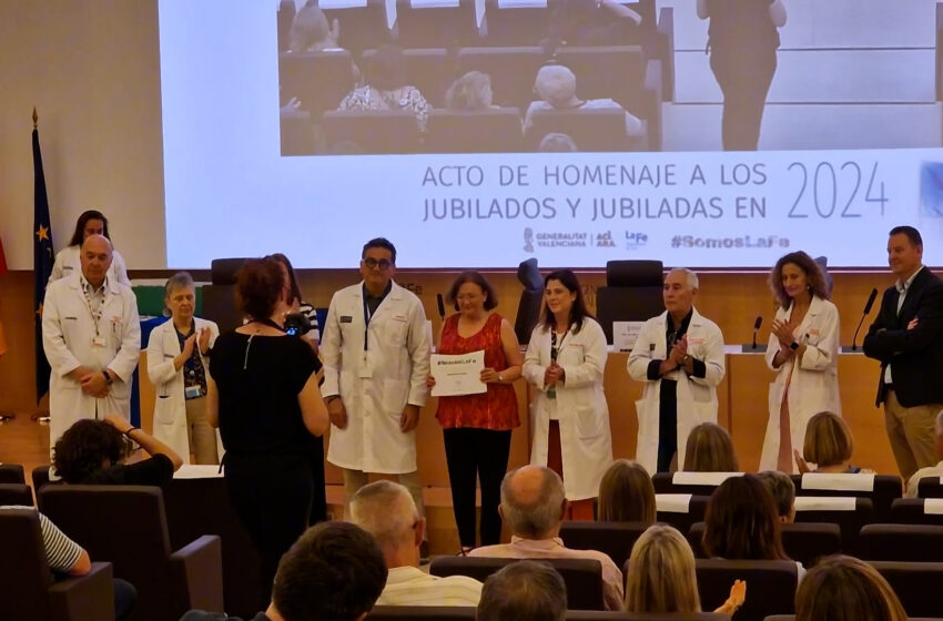  L’Hospital Universitari i Politècnic La Fe homenatja 238 professionals jubilats