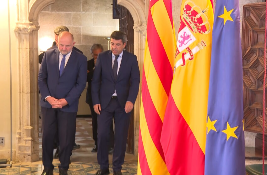 Mazón apel·la a la “solidaritat europea” per a la reconstrucció de la Comunitat Valenciana.