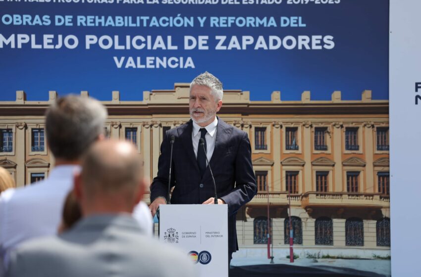  Grande-Marlaska destaca la transformació del Complex Policial de Zapadores de València