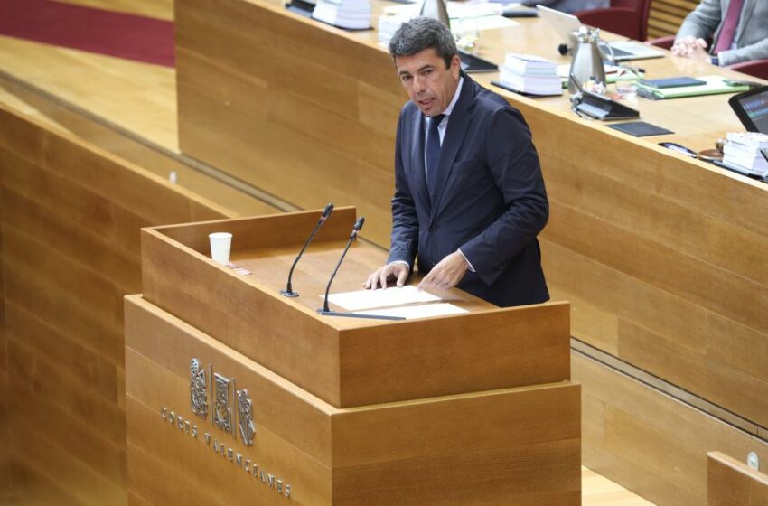 Mazón anuncia 30 milions d’euros en noves ajudes per a comerços, hostaleria i mercats municipals afectats per les riuades