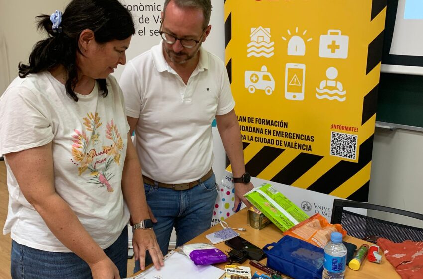  València inicia la formació ciutadana davant emergències amb el Pla “València + Segura”