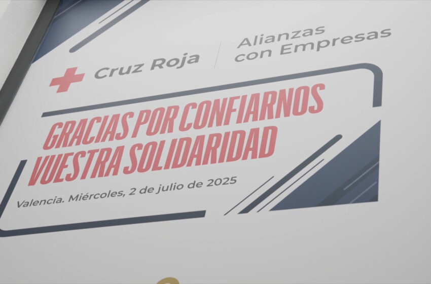  Creu Roja agraeix a entitats i empreses la confiança per canalitzar les seues donacions de la DANA