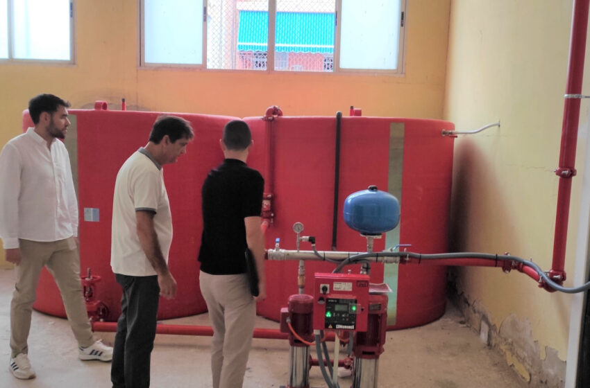  Alzira finalitza les obres de seguretat del pavelló Fontana Mogort