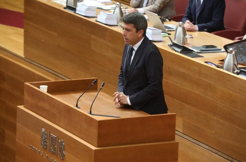 Mazón aposta per redoblar el control del gasto i exigeix al Govern central l’aprovació urgent del FLA per a la Comunitat Valenciana
