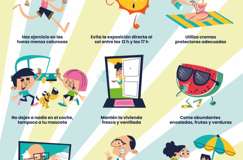  Sanitat recomana hidratar-se molt i evitar fer esport durant les hores de més calor per prevenir problemes de salut