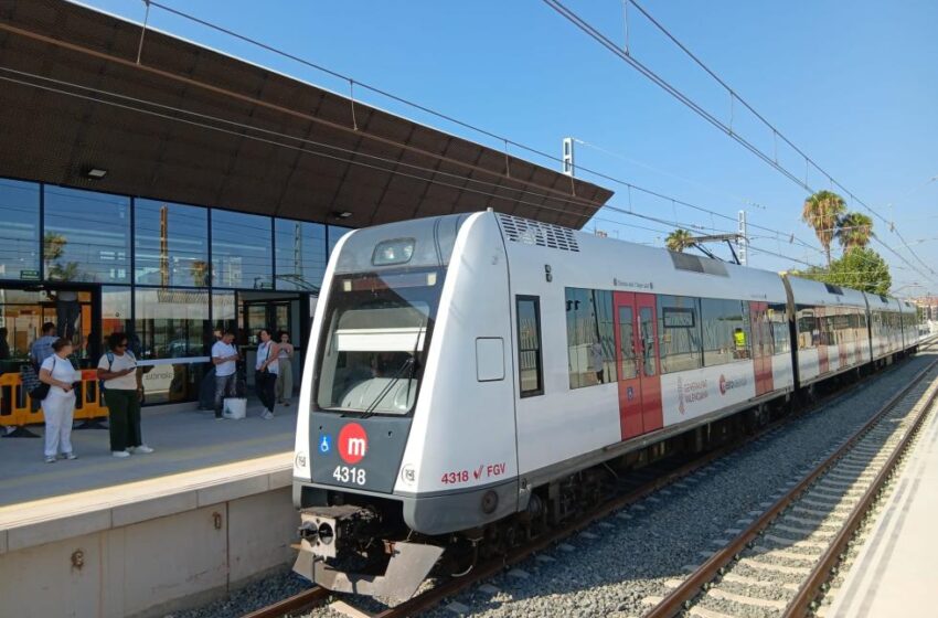  Metrovalència va mobilitzar 6,3 milions d’usuaris al juliol, primer mes complet després de la riuada