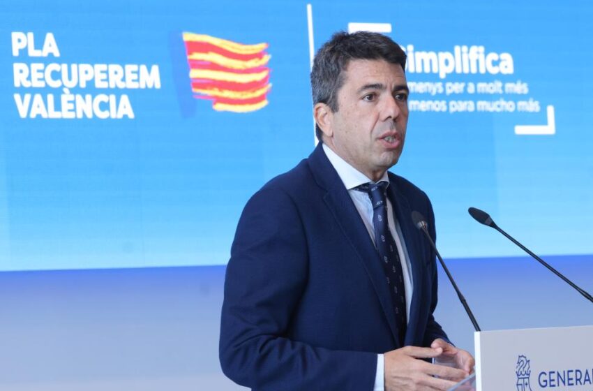Carlos Mazón: “Impulsem la major transformació administrativa per a simplificar tràmits i acostar la Generalitat a la ciutadania”