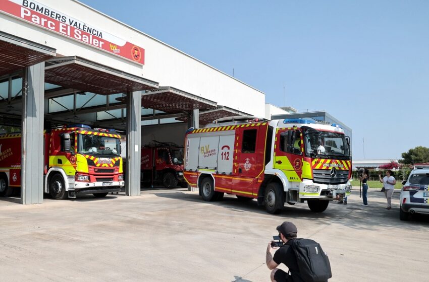  València envia bombers i vehicles a Castella i Lleó per a combatre els incendis forestals