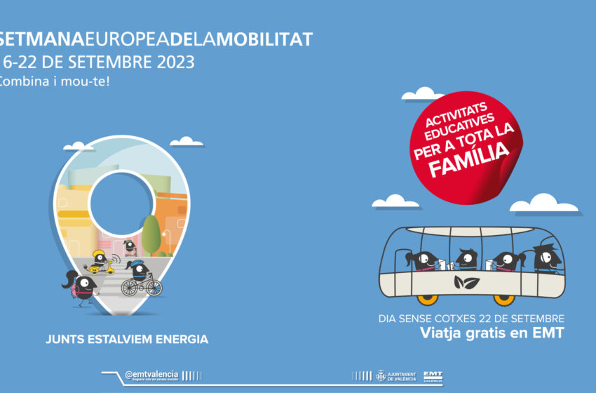 La Setmana de la Mobilitat arranca a València amb activitats inclusives i Dia sense Cotxe