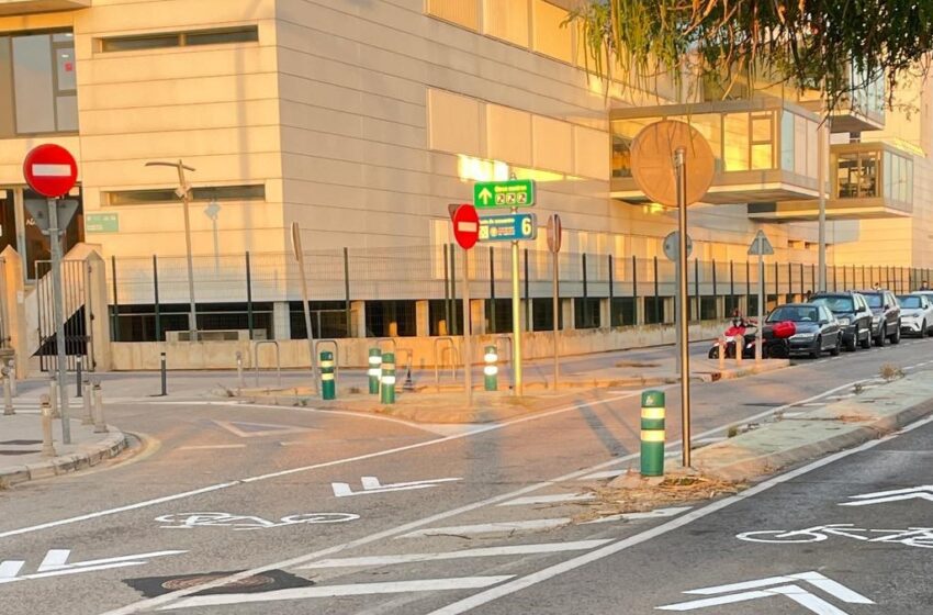  Mobilitat converteix en ciclocarrer el carrer d’Agustí Alaman i Rodrigo, a l’entorn de la Universitat Politècnica