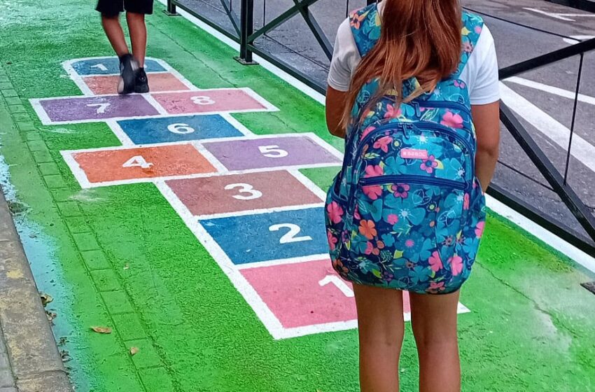  Mobilitat recupera 81 m² per als vianants a l’entorn de centres educatius de Natzaret i Soternes