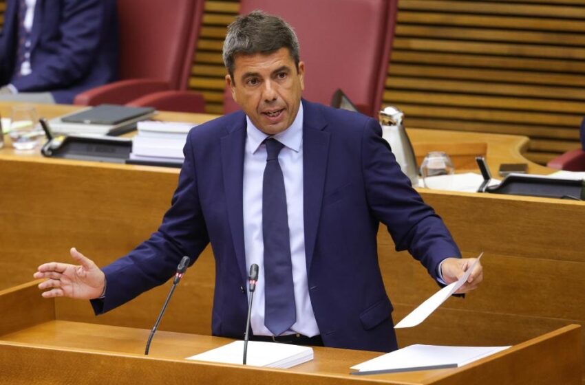  Mazón destaca el compliment dels grans eixos del Consell del Canvi