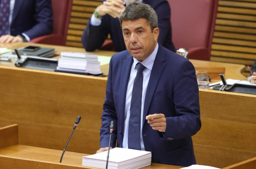 Mazón impulsa la Llei de Senyes d’Identitat Valenciana i el canvi de nom de l’AVL a Acadèmia de la Llengua Valenciana