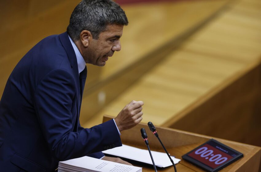 PSPV i Compromís acusen Mazón d’“insultar” les víctimes en el Debat de Política General