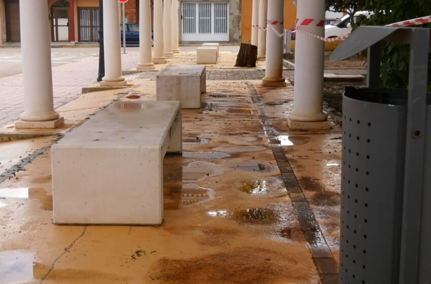  Favara va patir una de les pluges més intenses amb carrers inundats i forts danys per la DANA Alice