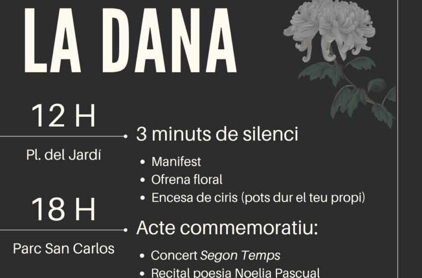  Albal commemora un any de la DANA amb una jornada en honor a víctimes i voluntaris