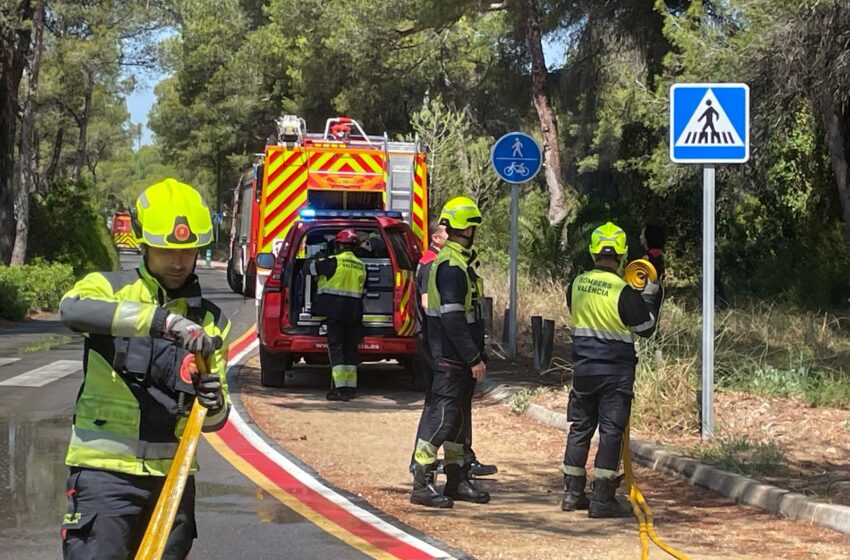  Bombers de València realitzen simulacres en infraestructures estratègiques de la ciutat