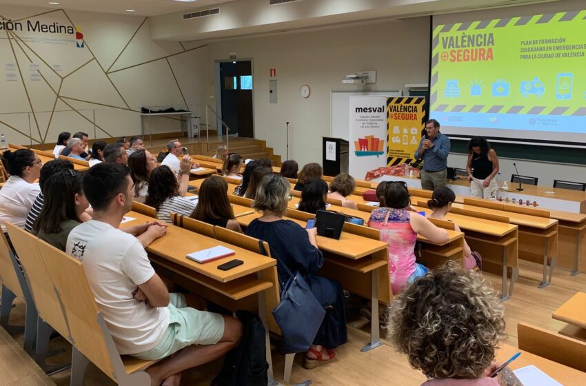  El pla de formació en emergències València + Segura s’estén a l’àrea metropolitana