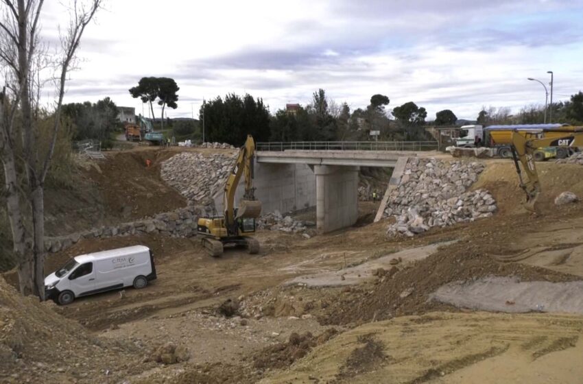  El nou pont de l’Omet a Picassent s’obrirà al febrer amb més resistència davant riuades